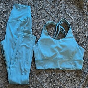 Buffbunny blue Activewear Set